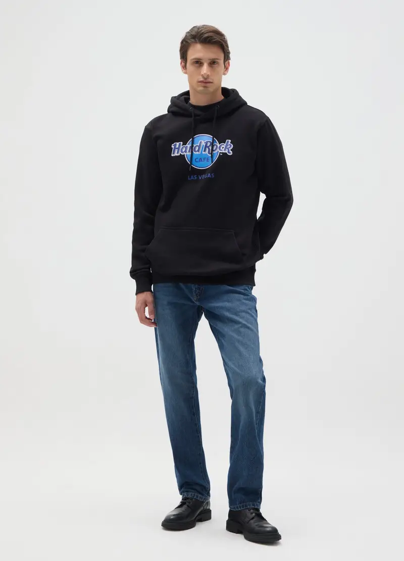 J MUSIC MATTER UOMO, Felpa In Misto Cotone Nera, Uomo, Nero, Taglia: S