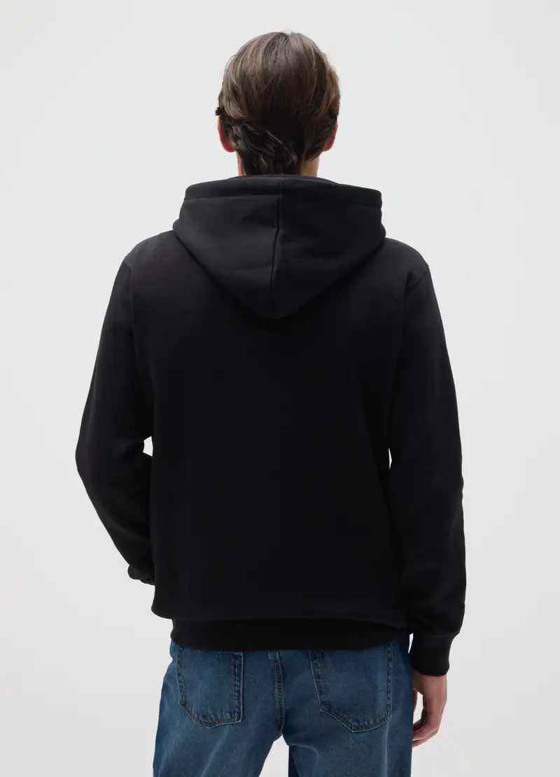 J MUSIC MATTER UOMO, Felpa In Misto Cotone Nera, Uomo, Nero, Taglia: S miniatura 2