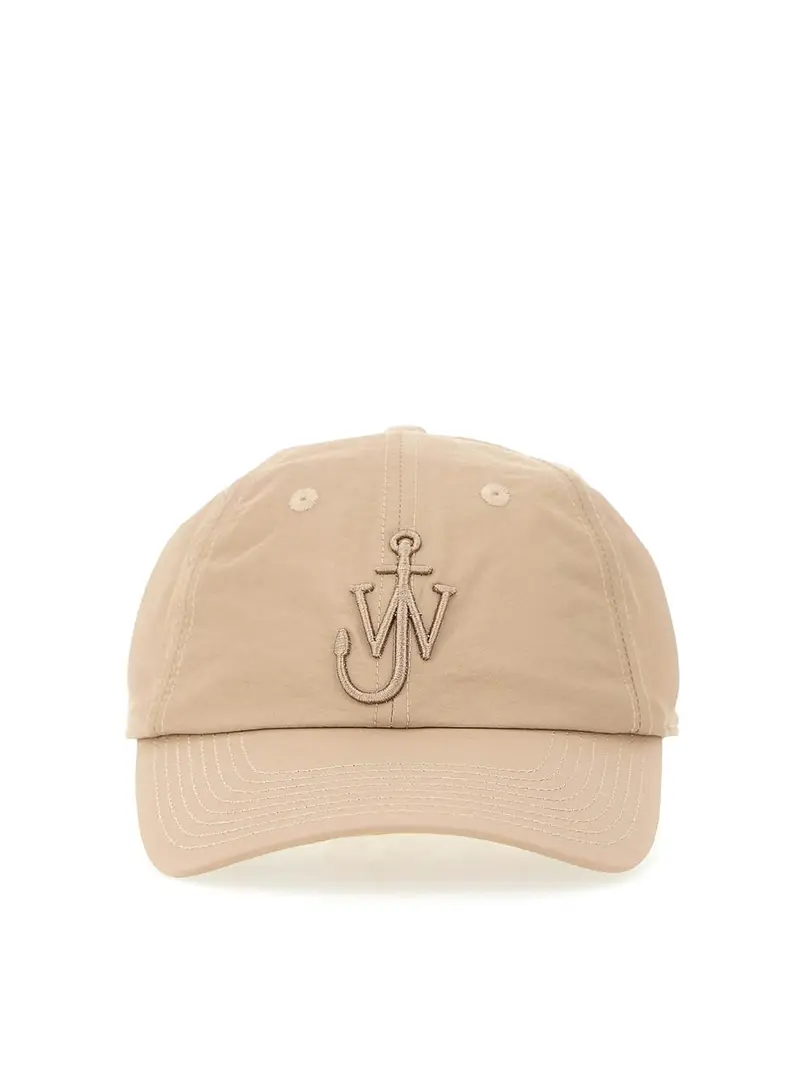 Cappello da baseball logo di ancoraggio JWA Beige