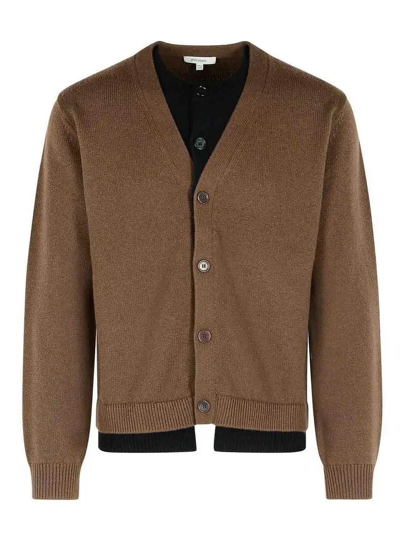 JW Anderson Cardigan Marrone 3302238