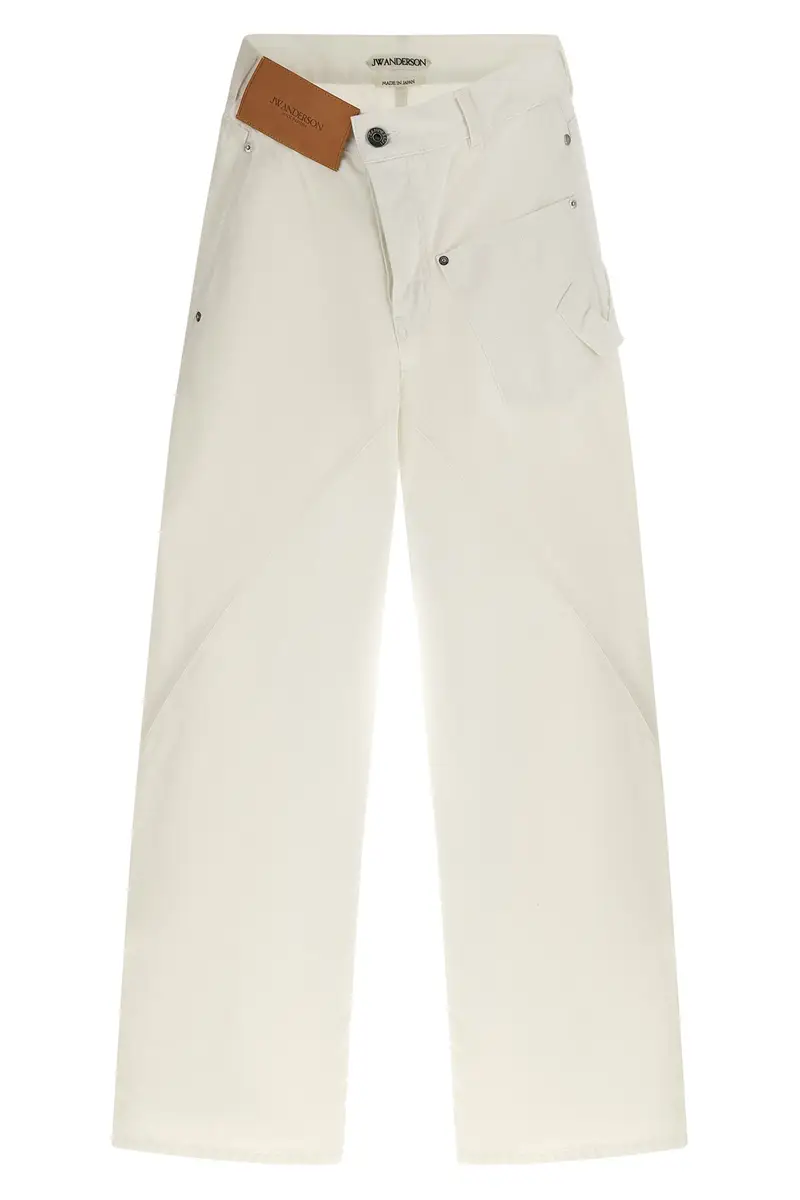 Jeans Twisted Workwear Bianco