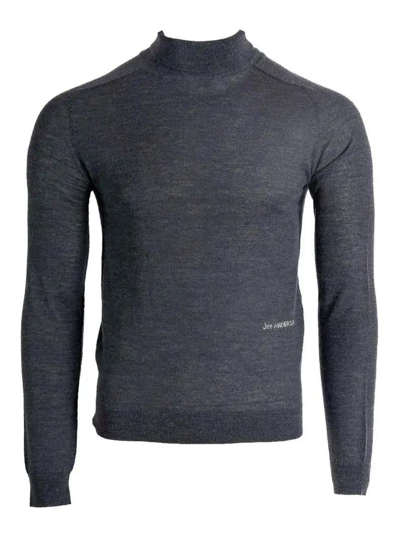 Maglione A Collo Alto Grigio