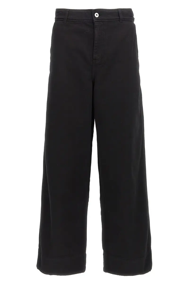 Pantalone High Weist Wide Leg Nero
