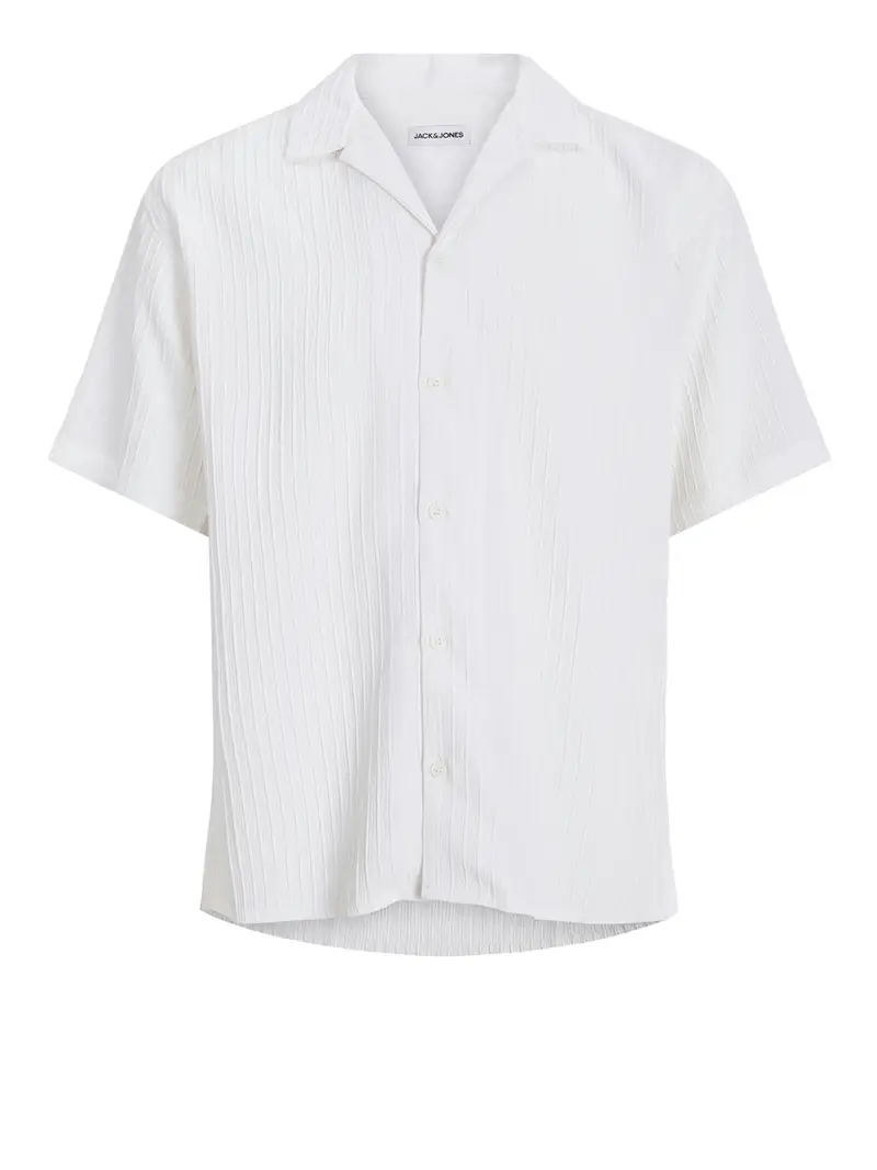 camicia casual jack e jones assimo resort da uomo - bianco