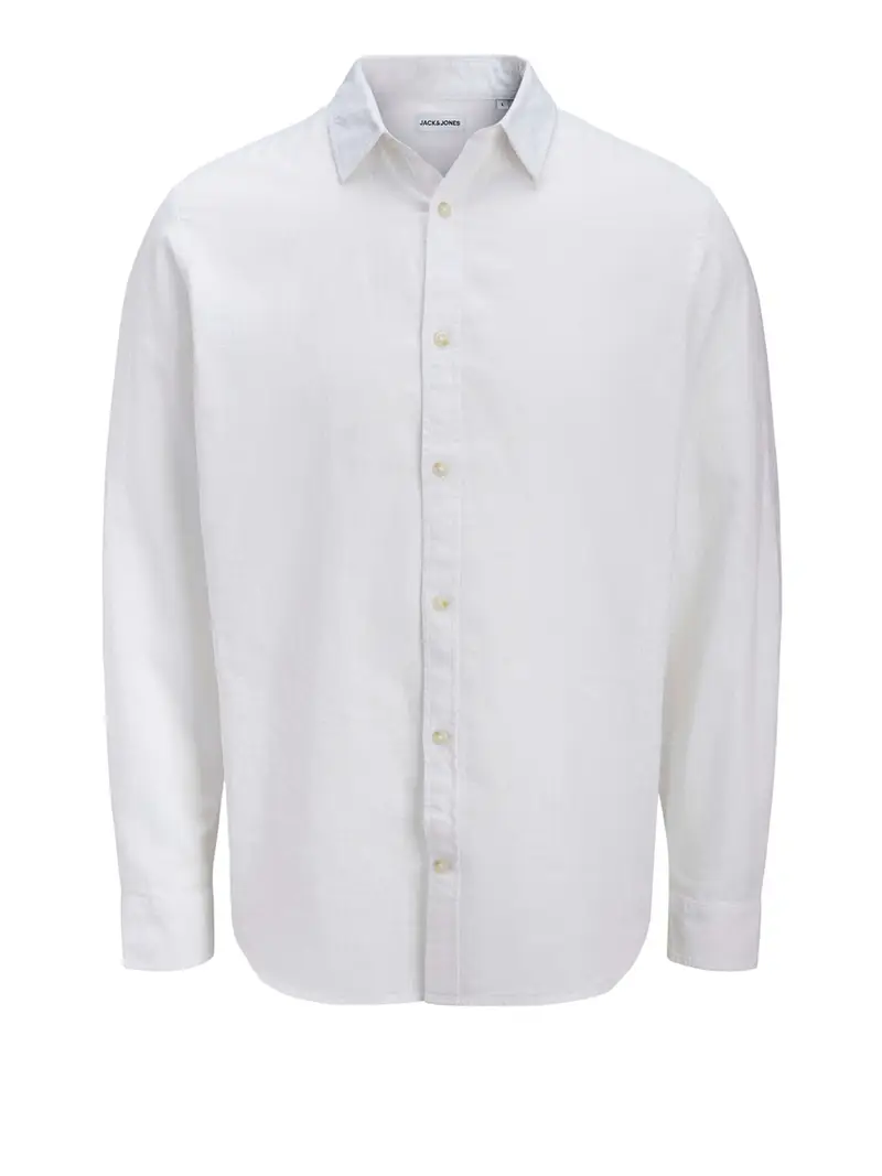 camicia casual jack e jones da uomo - bianco