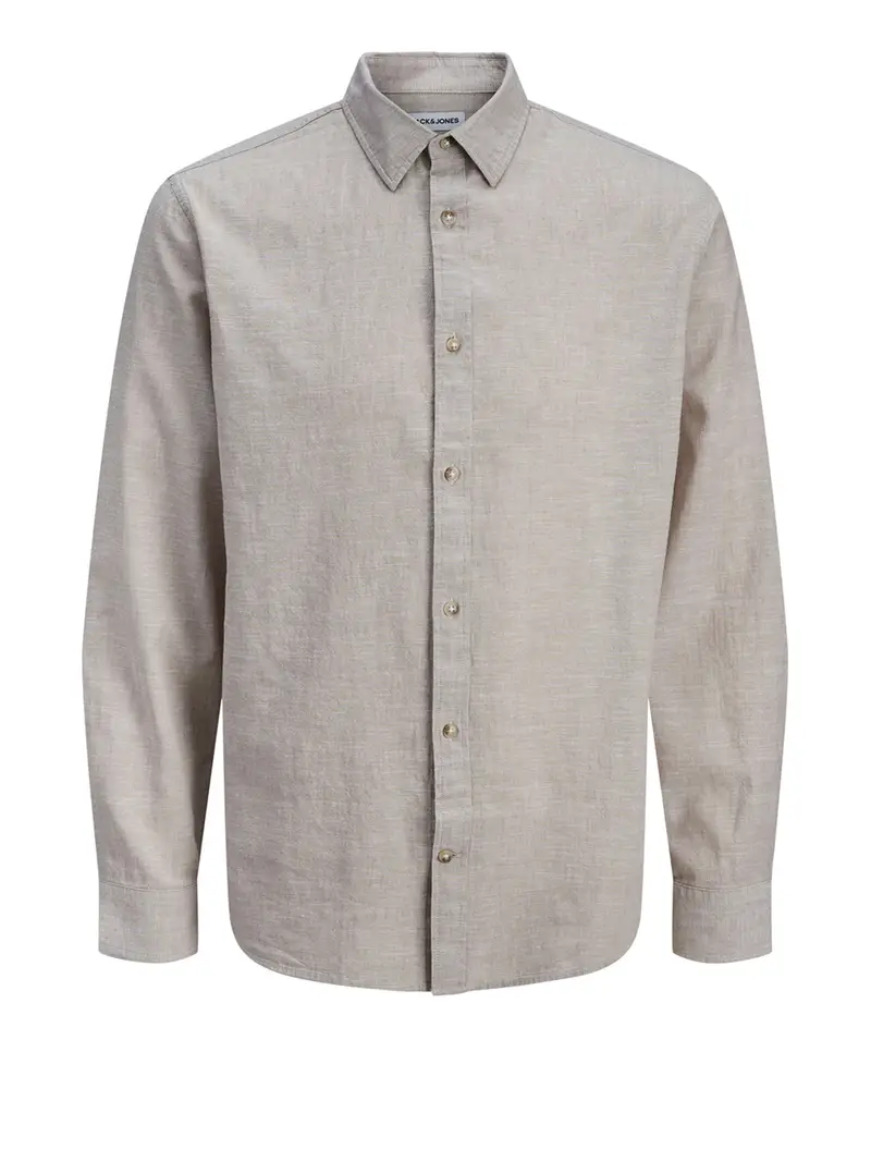 camicia casual jack e jones da uomo - grigio
