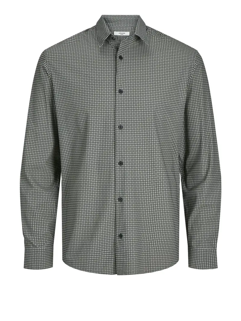 camicia casual jack e jones da uomo - grigio