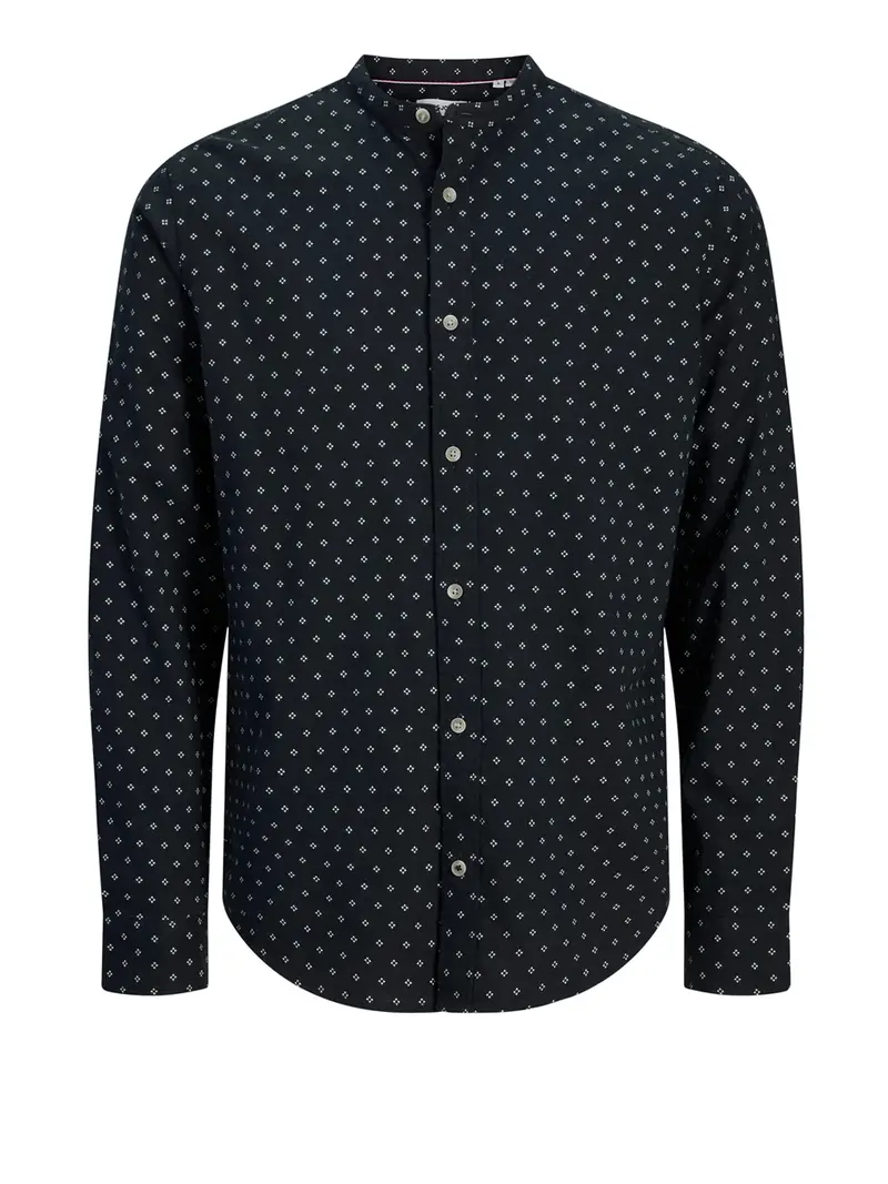 camicia casual jack e jones ierre slub da uomo - blu