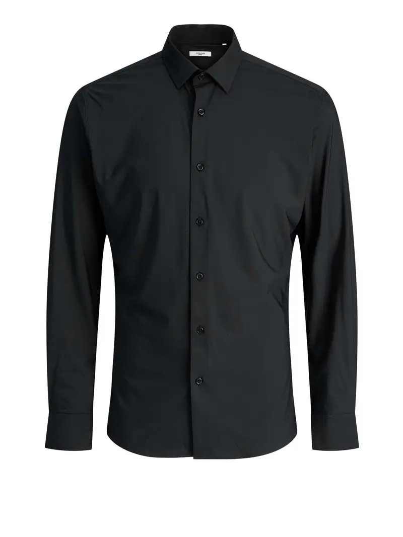 camicia classica jack e jones blaactive da uomo - nero
