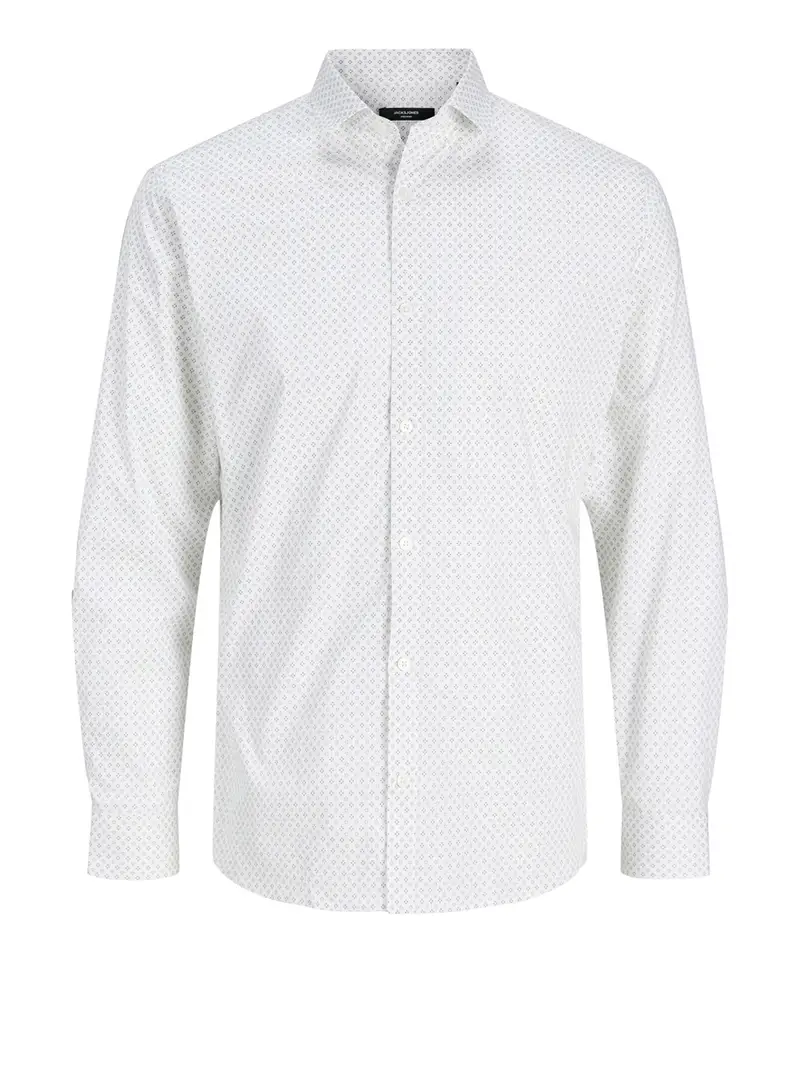 camicia classica jack e jones blablackpool da uomo - bianco
