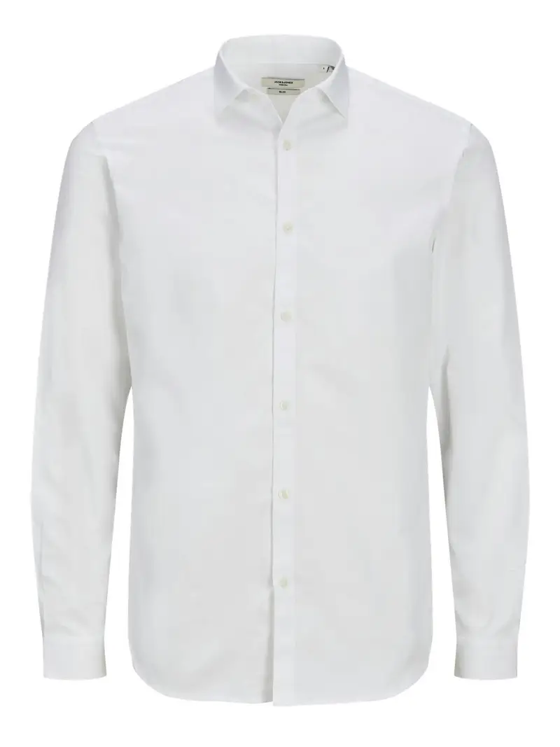 camicia classica jack e jones blacardiff da uomo - bianco