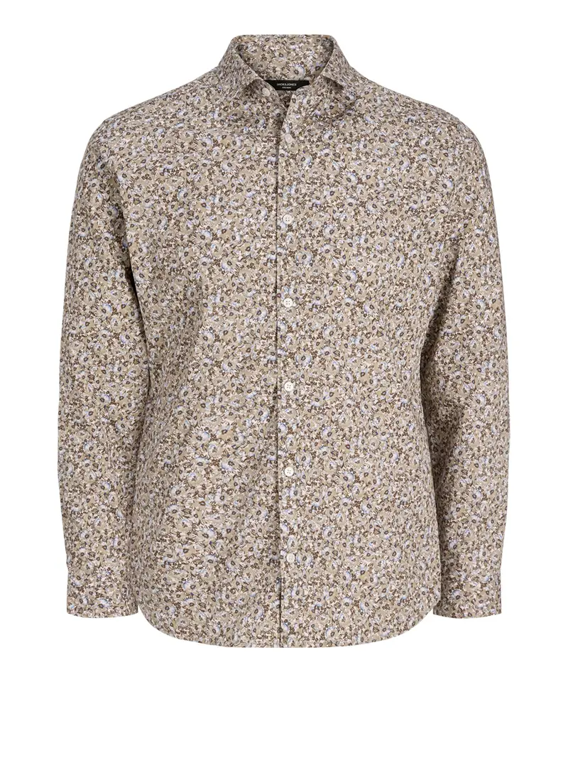 camicia jack e jones blablackpool da uomo - marrone