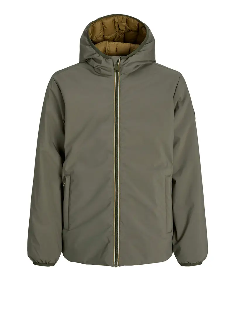 giubbino jack e jones reversibile da uomo - verde