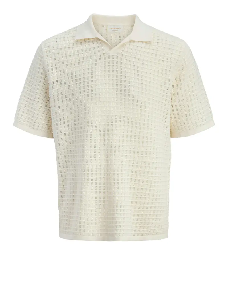 maglia polo jack e jones nantucket da uomo - avorio