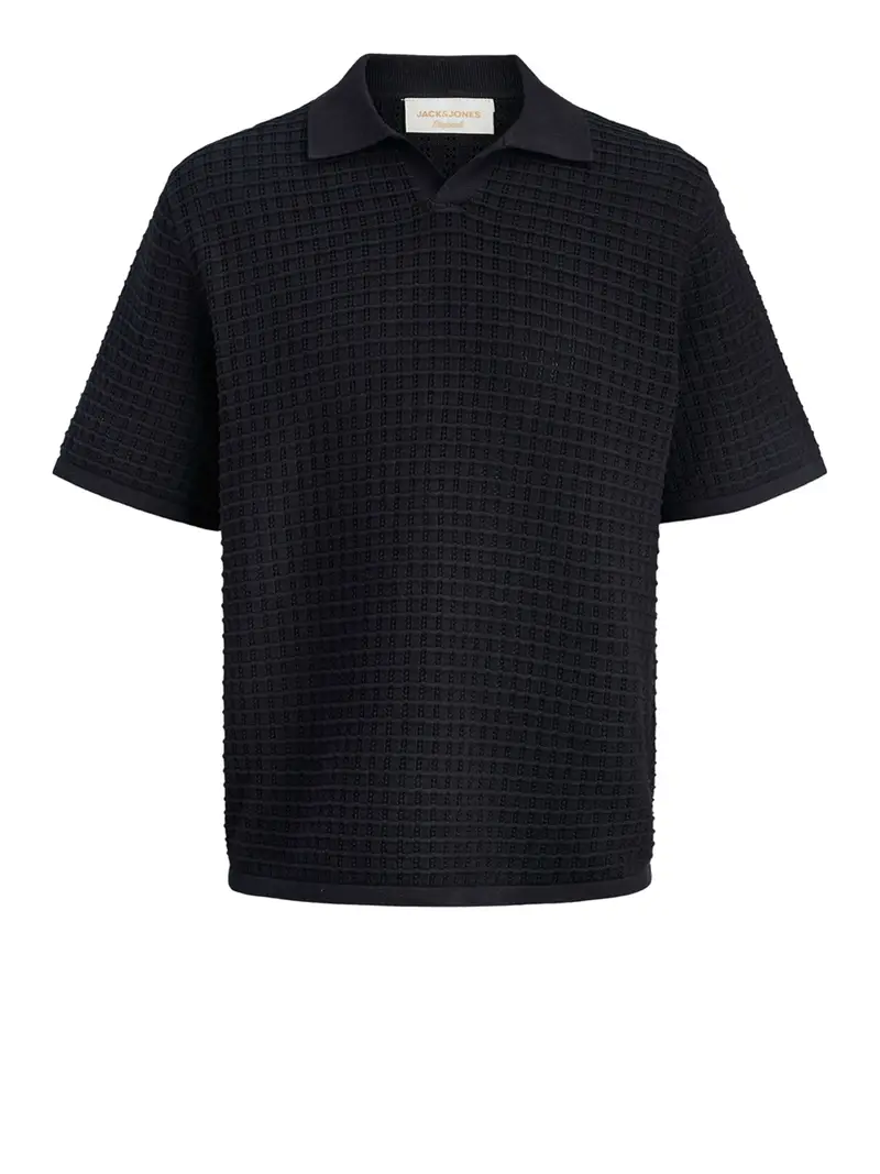 maglia polo jack e jones nantucket da uomo - nero