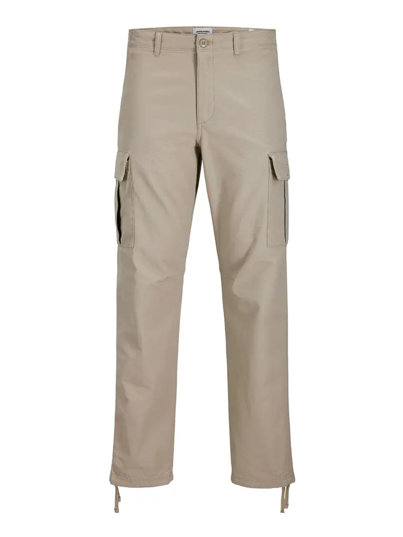 pantalone cargo jack e jones kane barkley da uomo - beige