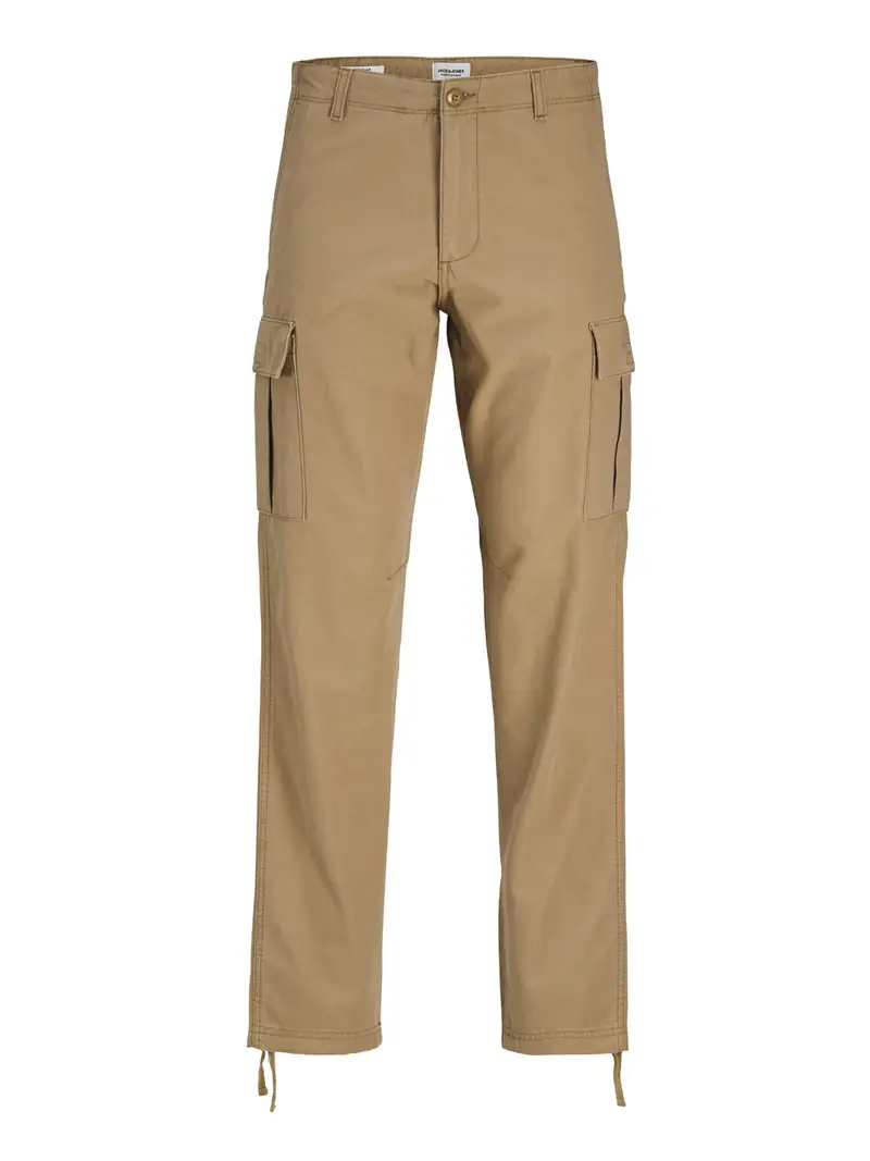 pantalone cargo jack e jones tkane barkley da uomo - marrone