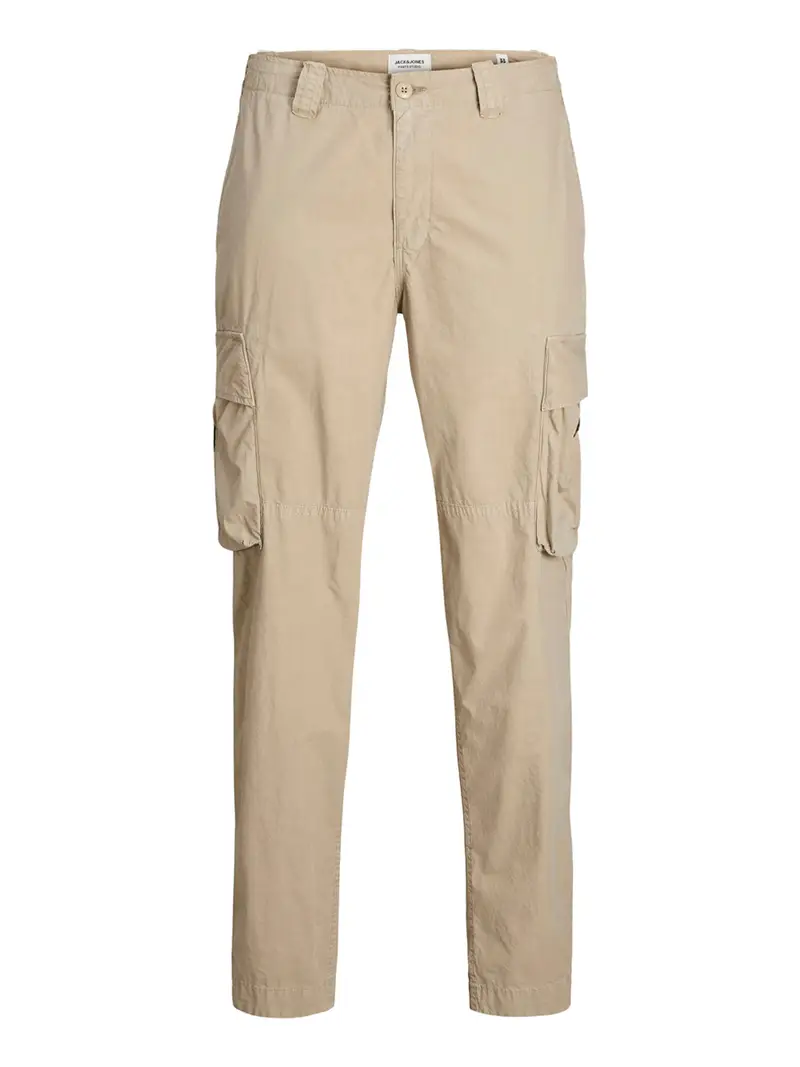 pantalone cargo jack e jones tkarl thomas da uomo - beige