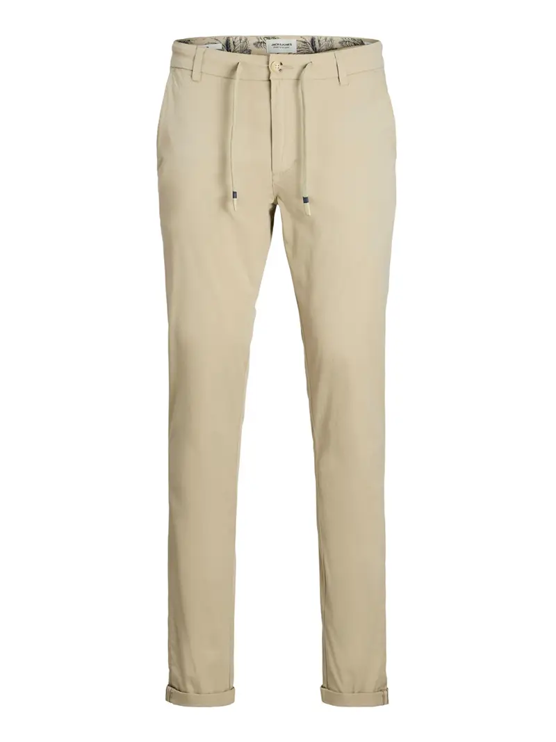 pantalone chino jack e jones tmarco sunny da uomo - beige