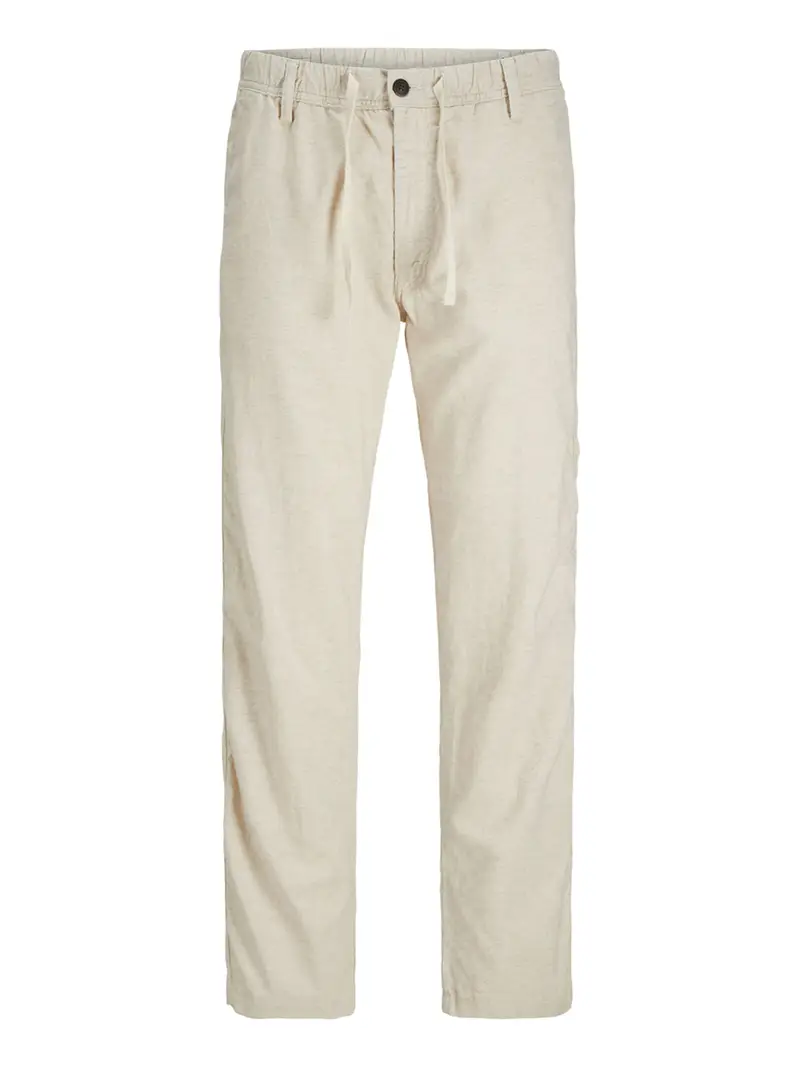 pantalone straight jack e jones kane hybrid da uomo - avorio