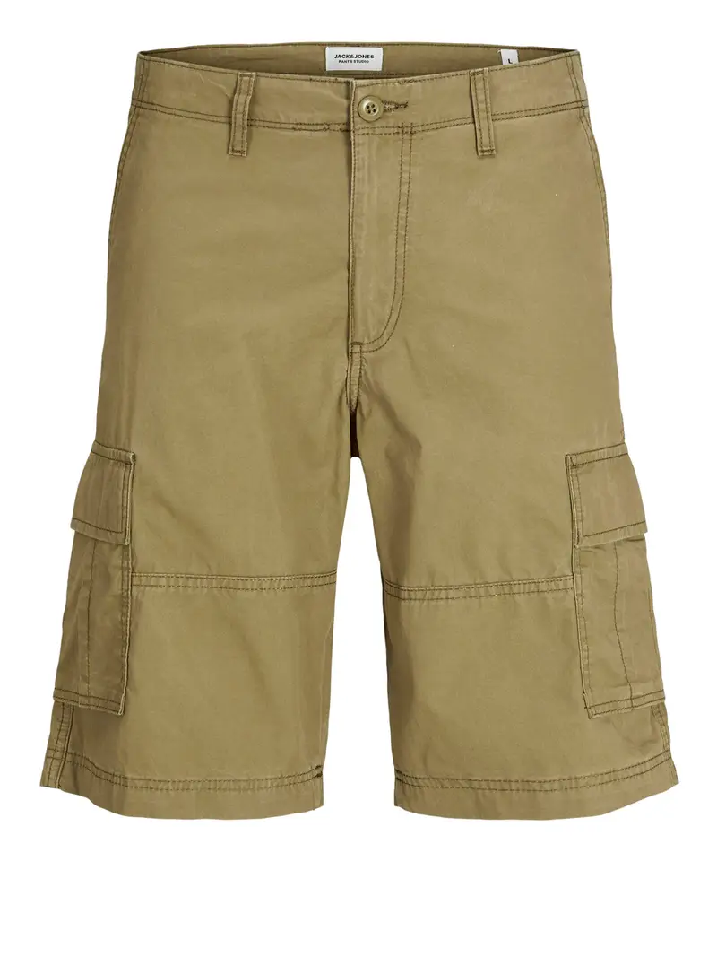 shorts jack e jones tcole mateo cargo da uomo - marrone
