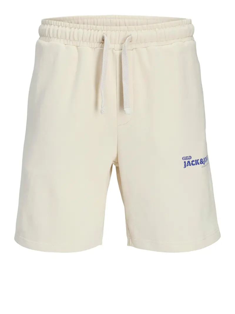 shorts sportivi jack e jones tgordon charge da uomo - bianco