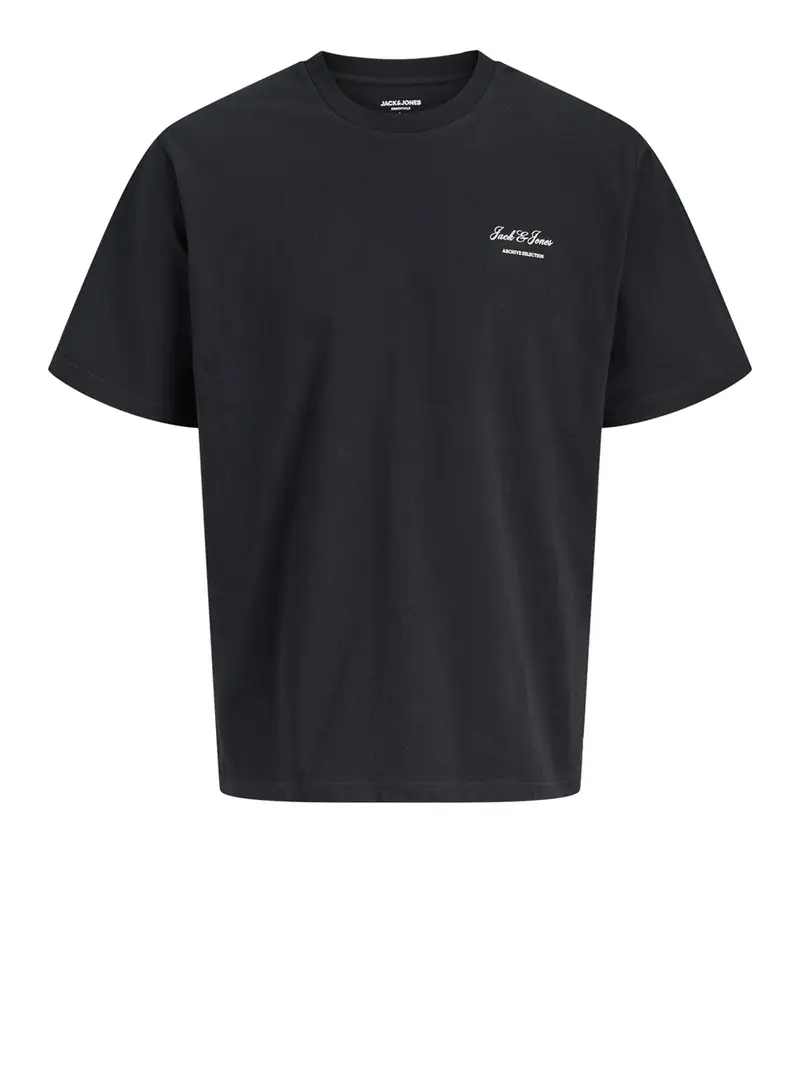 t-shirt jack e jones archive grap da uomo - nero