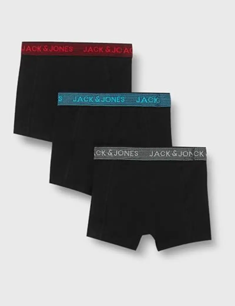 JACK & JONES Boxer Nero 2008230 miniatura 3