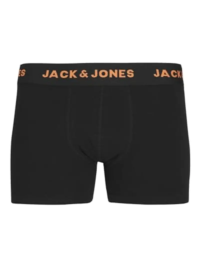 JACK & JONES Jacbasic Trunks - Confezione Da 7 Bicchieri Noos Jnr, Trunks. Bambini e ragazzi, Nero - Bianco - Giallo miniatura 3