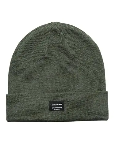 JACK & JONES Jjdna Beanie Noos, Cuffia Uomo, Verde (Forest Night), Taglia Unica