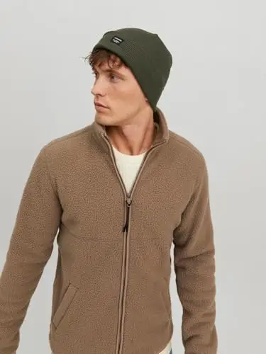 JACK & JONES Jjdna Beanie Noos, Cuffia Uomo, Verde (Forest Night), Taglia Unica miniatura 3