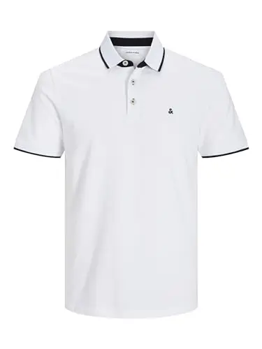 JACK & JONES Polo Uomo Bianco 3134508 miniatura 2