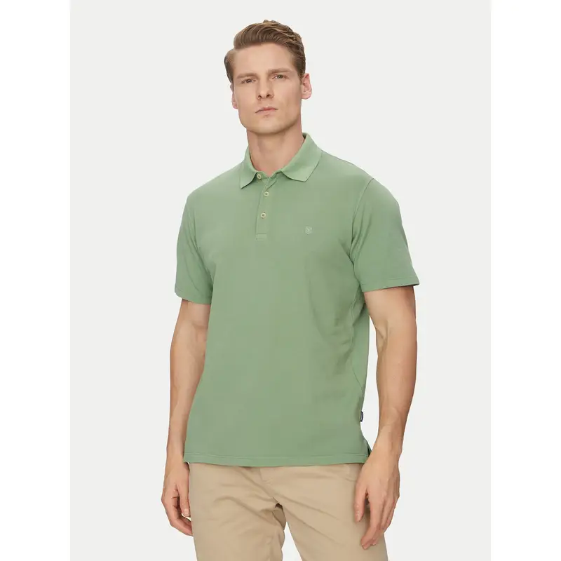 Polo William 12257315 Verde Regular Fit