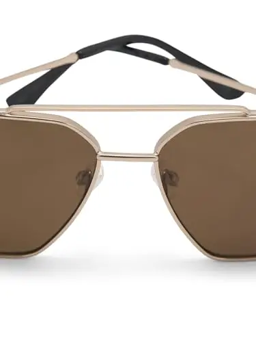 JACK & JONES Rectangular sunglasses Rectangular sunglasses Golden Brown ONE SIZE Golden Brown miniatura 2