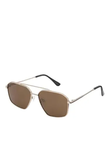 JACK & JONES Rectangular sunglasses Rectangular sunglasses Golden Brown ONE SIZE Golden Brown miniatura 3