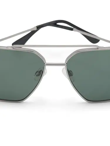 JACK & JONES Rectangular sunglasses Rectangular sunglasses Silver ONE SIZE Silver miniatura 2