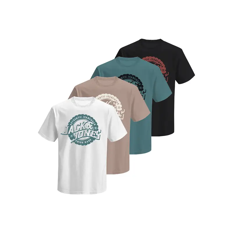 Set di 4 T-shirt Blubaron 12291659 Multicolore Regular Fit