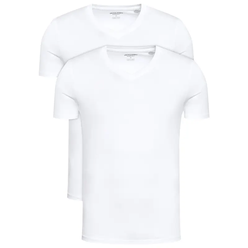 Set di t-shirt Basic 12133914 Bianco Regular Fit