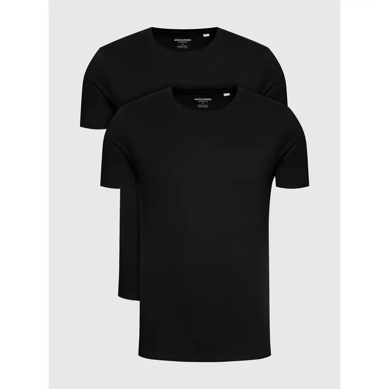 Set di t-shirt Basic Crew Neck 12133913 Nero Regular Fit