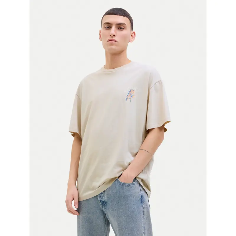JACK & JONES T-shirt Beige 3214628