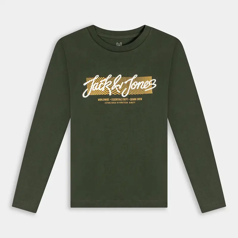 T-shirt Jack&jones da Bambino, verde