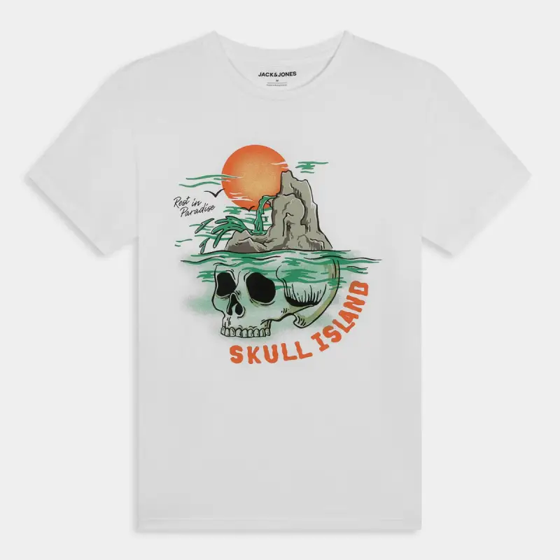 JACK & JONES T-shirt Uomo Bianco 2501217