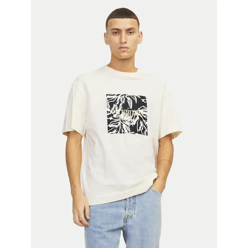 JACK & JONES T-shirt Beige 3942842