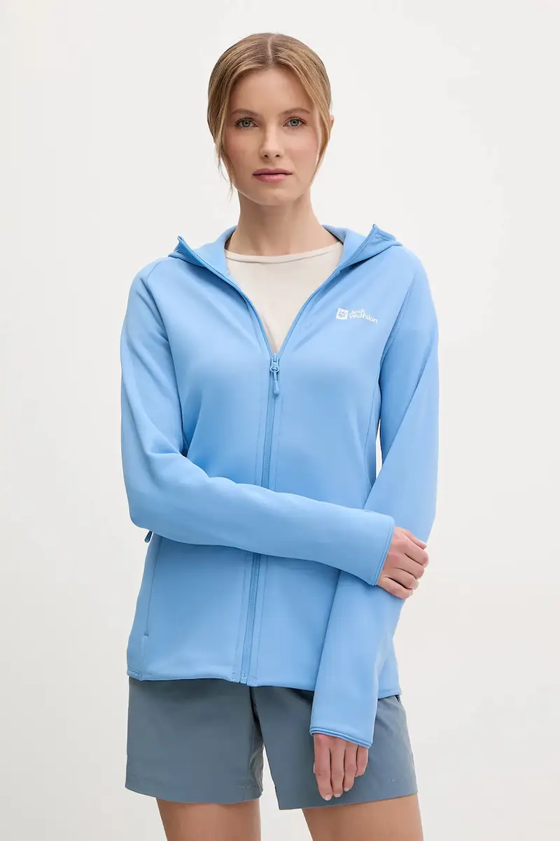 felpa da sport Baiselberg colore rosa con cappuccio 1710772 Blu