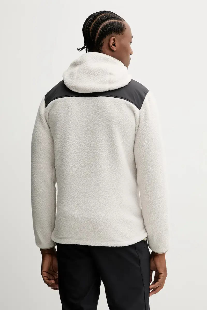 felpa da sport KAMMWEG PILE uomo colore beige con cappuccio 1711271 miniatura 3