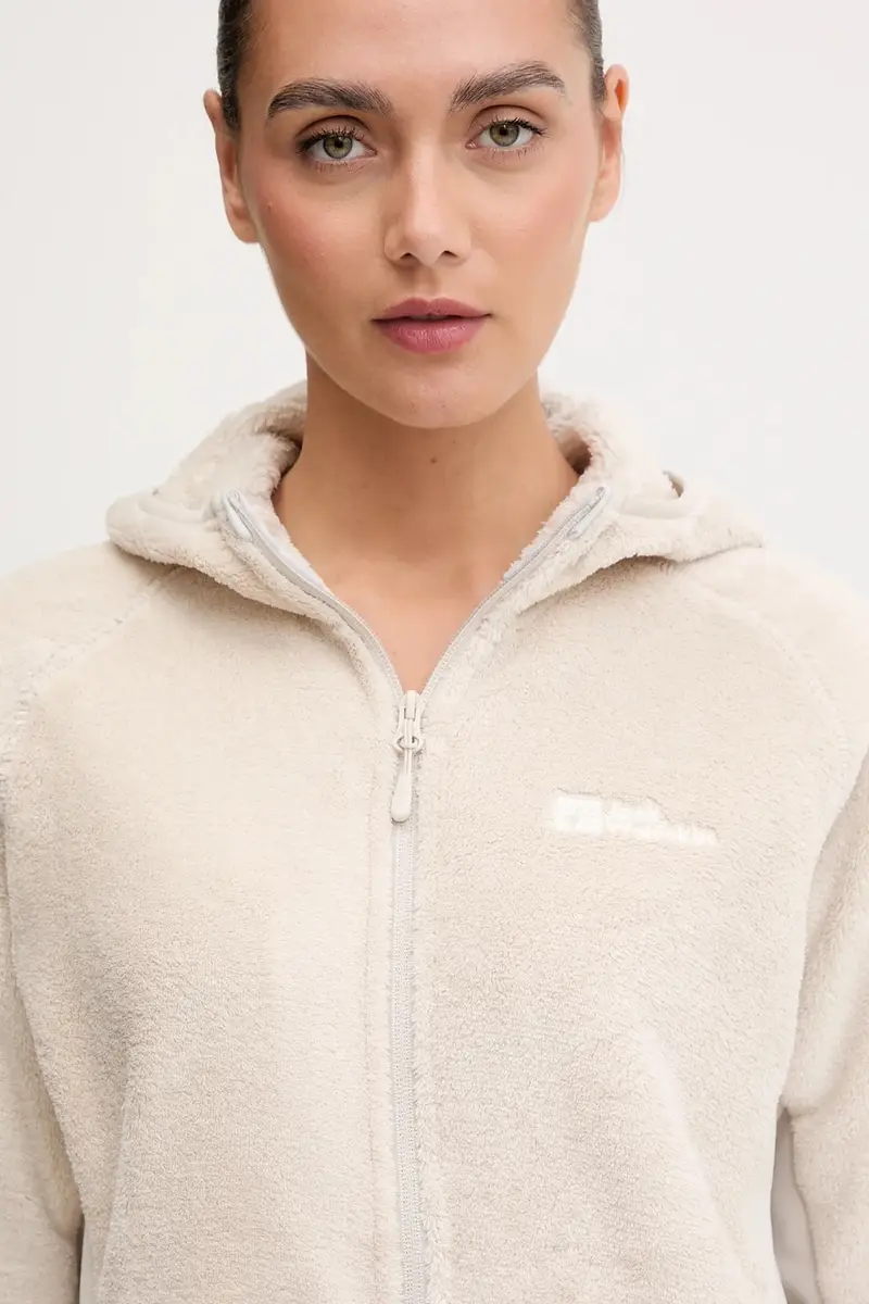 felpa da sport Rotwand colore beige con cappuccio A61897 miniatura 4