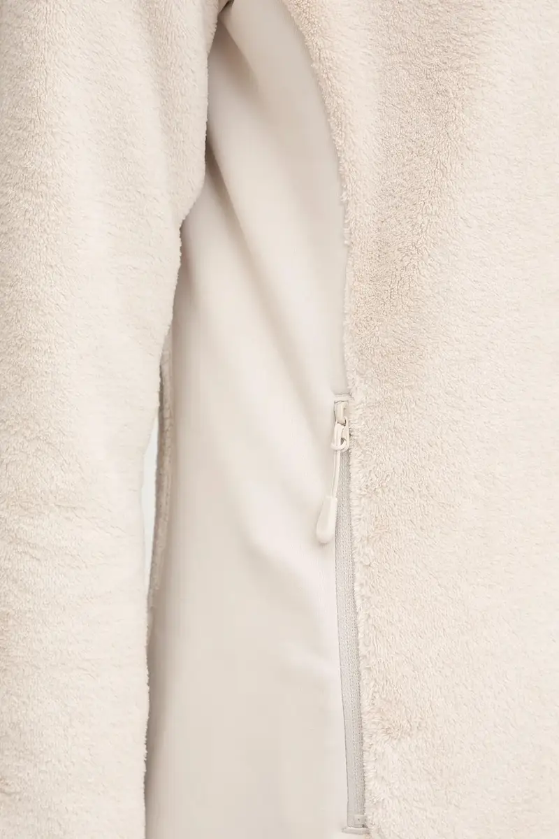 felpa da sport Rotwand colore beige con cappuccio A61897 miniatura 5