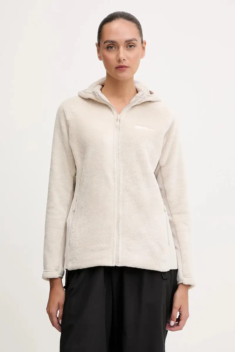 felpa da sport Rotwand colore beige con cappuccio A61897