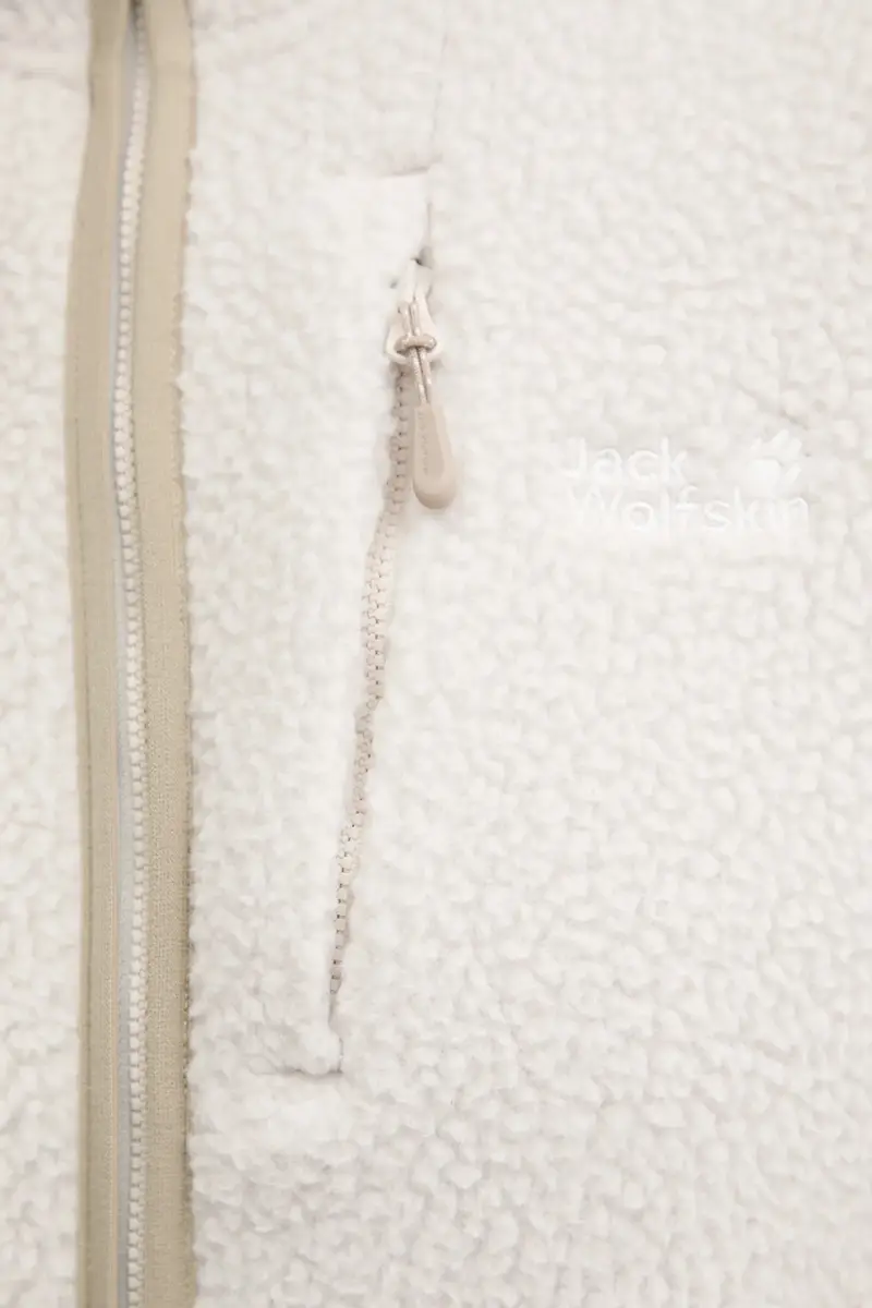 felpa in pile CRADLE MOUNTAIN PILE donna colore beige con cappuccio A65442 miniatura 5