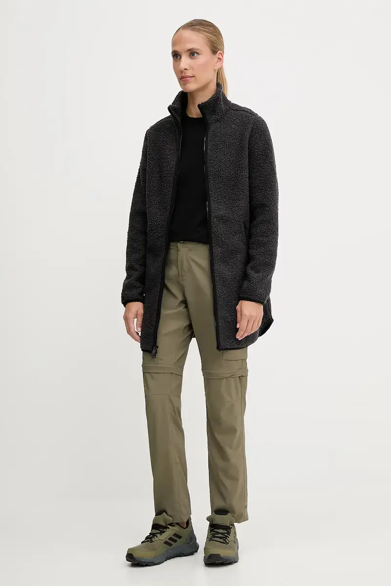 felpa in pile HIGH CURL colore nero A65074 miniatura 2